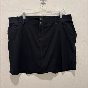 KUHL Black Skirt with Button Detail Size 18 W